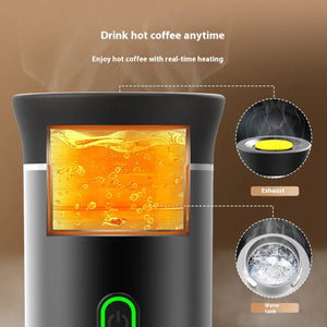 “Electric Grinder Coffee Travel Handy 3-in-1 Espresso Portable Coffee Espresso Maker Machine Café Portable Capsule Coffee Machine Kitchen Gadgets.”