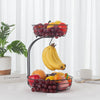 Creative Double-Layered Fruit Basket – Household Banana Hook & Fruit Storage