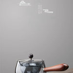 Semi-Automatic Glass Teapot – Heat-Resistant with Infuser & Wooden Handle