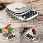 Digital Kitchen Food Scale – 22lbs/1g Multifunction Stainless Steel Weighing Scale