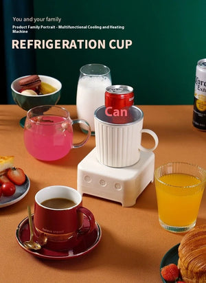 Mini Quick Cooling & Heating Cup – 400ml Beverage Chiller & Heater Kitchen Gadget