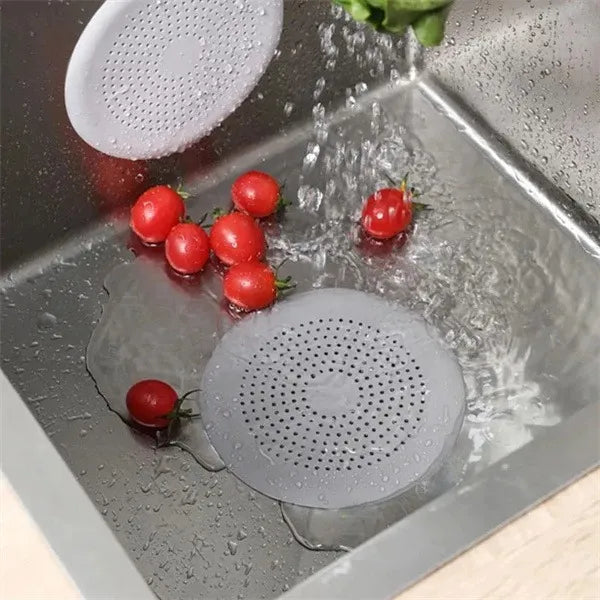 Oversized Suction Cup Hair Drain Filters – Sink, Bathroom & Kitchen Strainers