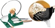 AUOON Clip-On Silicone Strainer – Universal Pasta & Food Colander for Pots and Pans