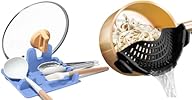 AUOON Clip-On Silicone Strainer – Universal Pasta & Food Colander for Pots and Pans