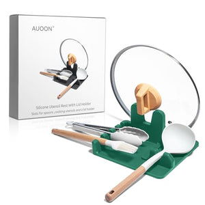 AUOON Clip-On Silicone Strainer – Universal Pasta & Food Colander for Pots and Pans