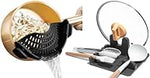 AUOON Clip-On Silicone Strainer – Universal Pasta & Food Colander for Pots and Pans