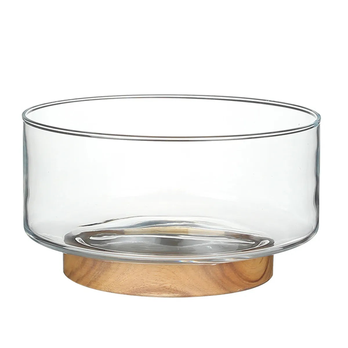 Wooden Coffee Table Fruit Plate – Creative Tall Bowl & Candy Storage Basin