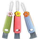 3-in-1 Cup Lid Gap Cleaning Brush Set – Multifunctional Silicone Bottle & Cup Cleaner