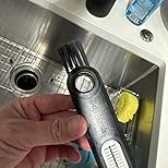 3-in-1 Cup Lid Gap Cleaning Brush Set – Multifunctional Silicone Bottle & Cup Cleaner