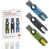 3-in-1 Cup Lid Gap Cleaning Brush Set – Multifunctional Silicone Bottle & Cup Cleaner