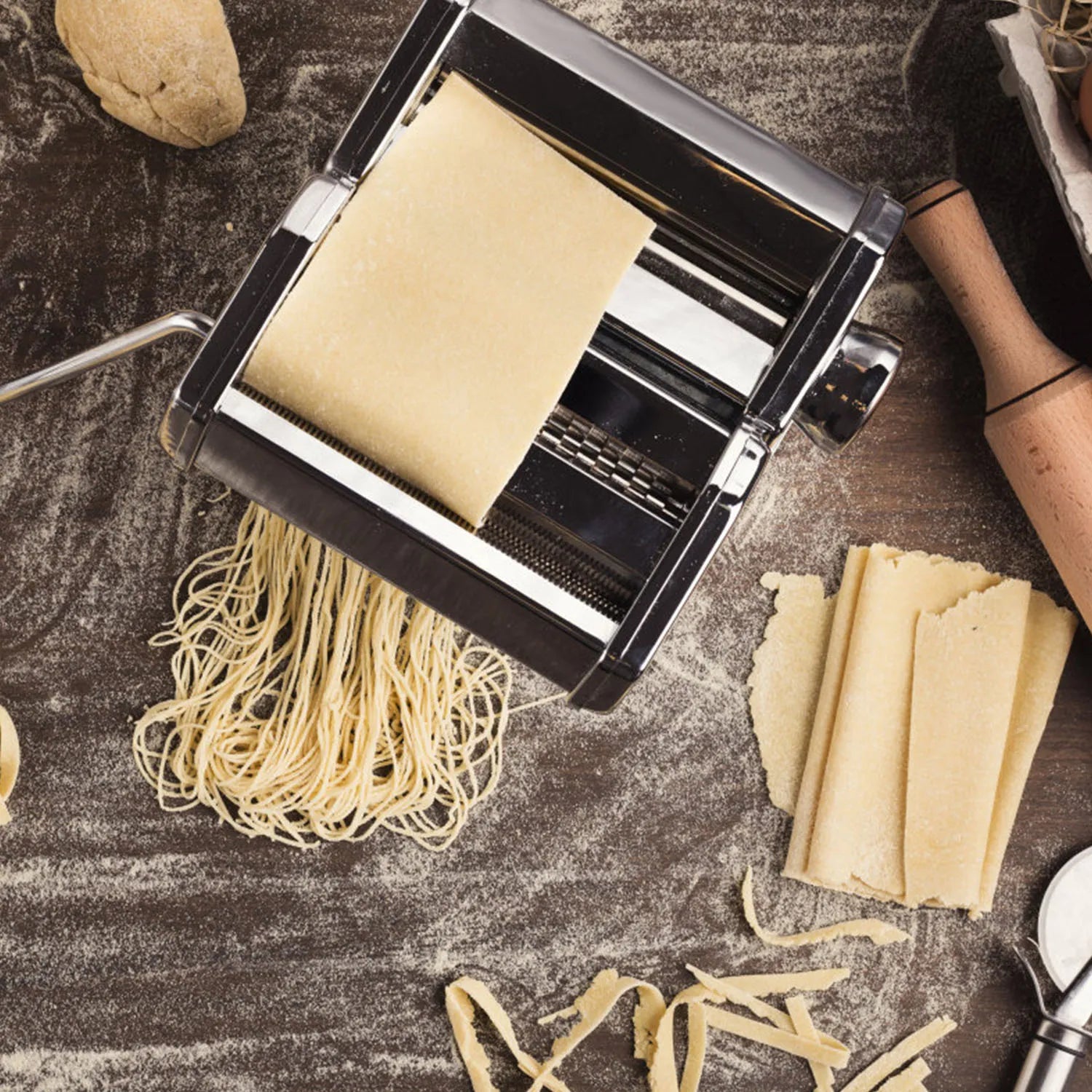 Pasta Making Machine – Electric & Manual Kitchen Pasta Maker for Fresh Homemade Pasta