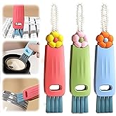 3-in-1 Cup Lid Gap Cleaning Brush Set – Multifunctional Silicone Bottle & Cup Cleaner