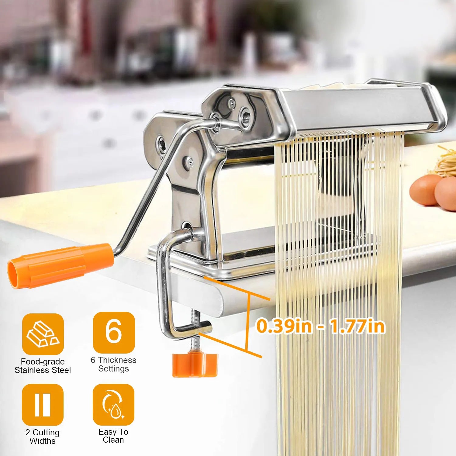 Pasta Making Machine – Electric & Manual Kitchen Pasta Maker for Fresh Homemade Pasta
