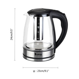American Standard Electric Kettle 120V 1200W – With Filter Screen & Inner Steel Cover