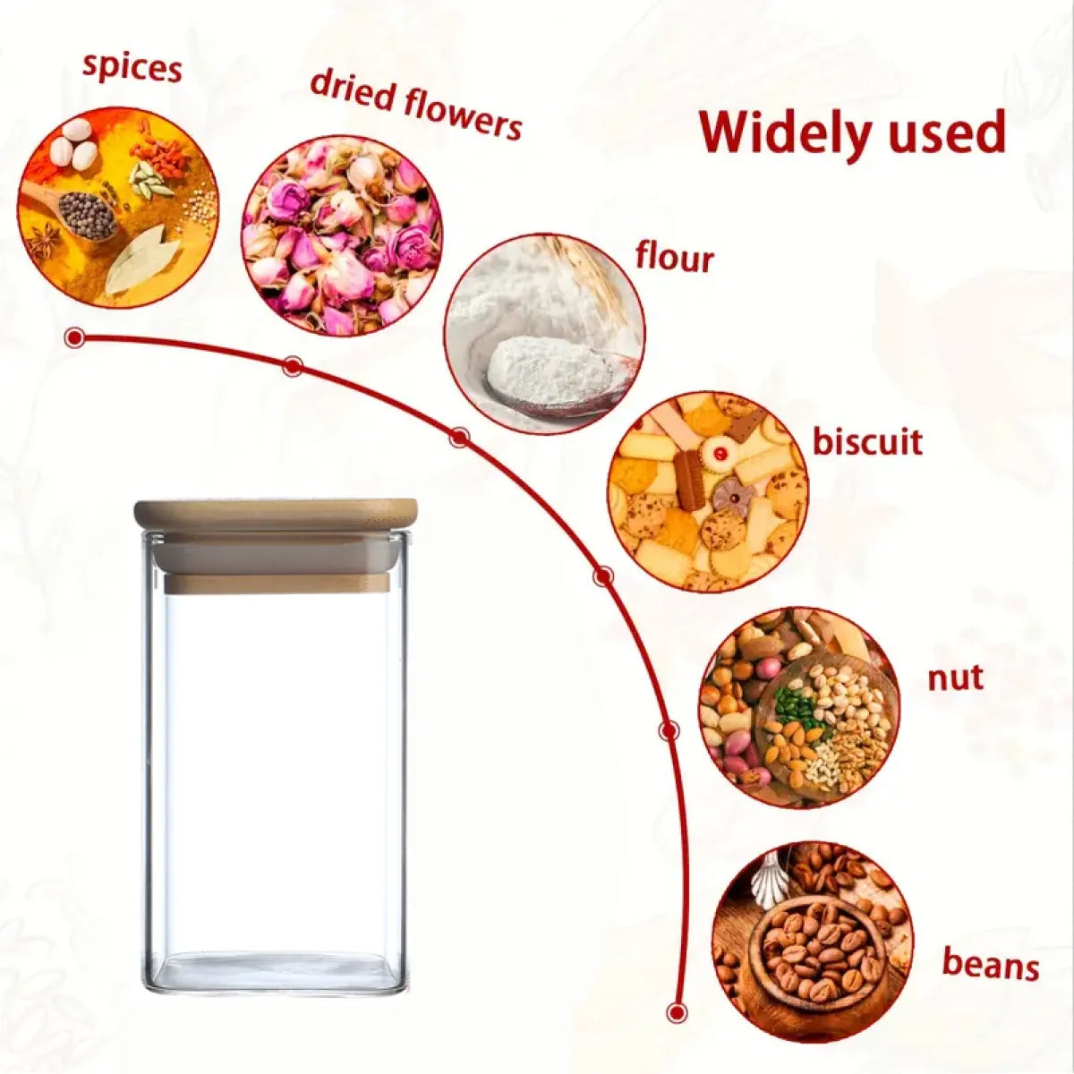 24PCS Square Glass Seasoning Jars – 240ml Pepper, Salt & Spice Bottles