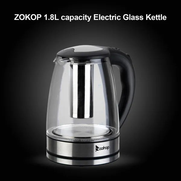 American Standard Electric Kettle 120V 1200W – With Filter Screen & Inner Steel Cover