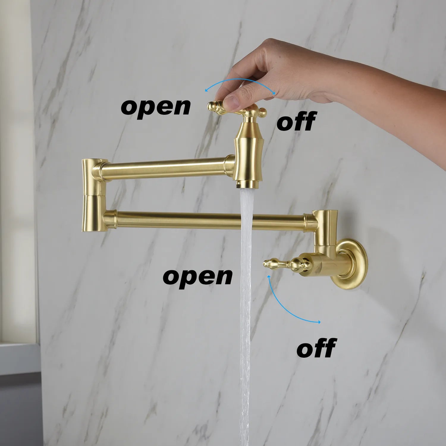 Kitchen Folding Faucet – Space-Saving Rotatable Tap for Modern Kitchens