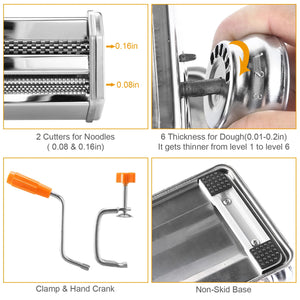 Pasta Making Machine – Electric & Manual Kitchen Pasta Maker for Fresh Homemade Pasta